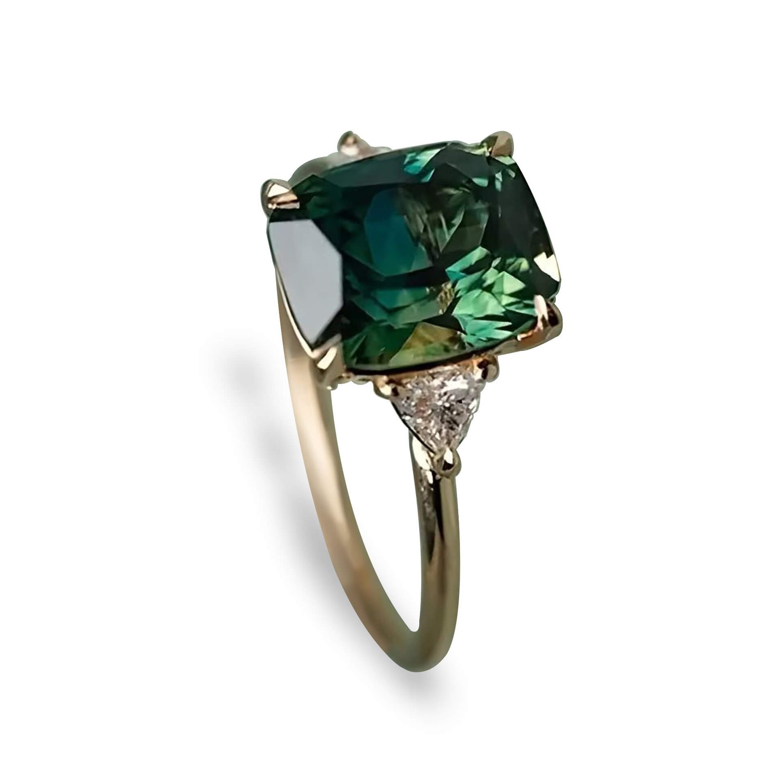 Pierścionek z dużym kamieniem nocny spacer - Pierścionki - Maryam Prinz