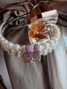 Kolczyki kwadraty z cyrkoniami – elegancki blask i nowoczesny styl - 1