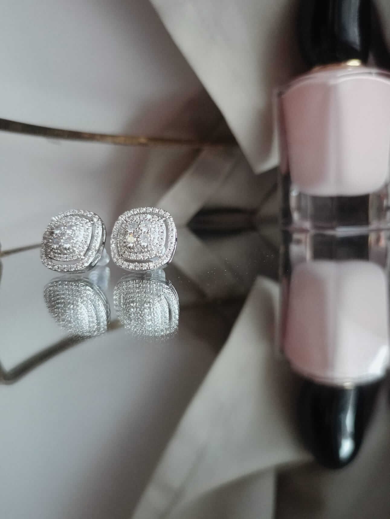 Kolczyki kwadratowe - geometryczny akcent do stylizacji - 4